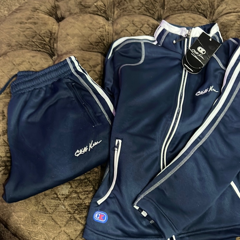 NEW WITH TAGS (on jacket) NAVY CLIFF KEAN WARMUP